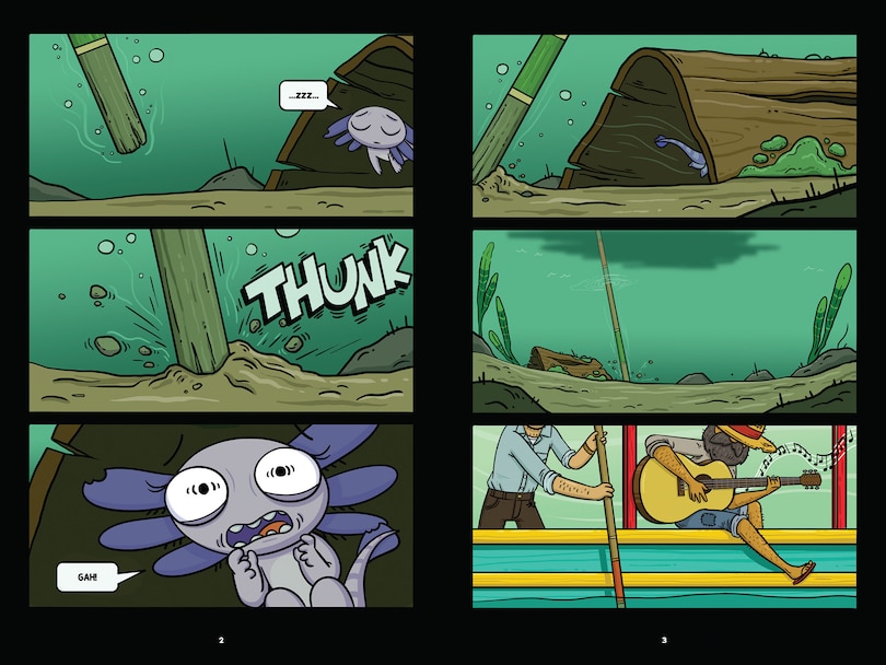 Aper&ccedil;u du contenu 3_Max, a Little Axolotl #2: Breaking Out! (An Original Graphic Novel)