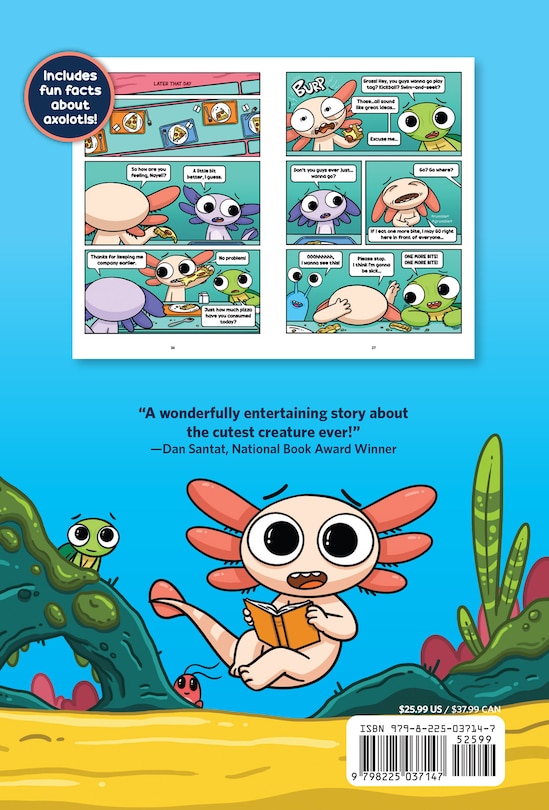 Couverture arri&egrave;re_Max, a Little Axolotl #2 (An Original Graphic Novel)