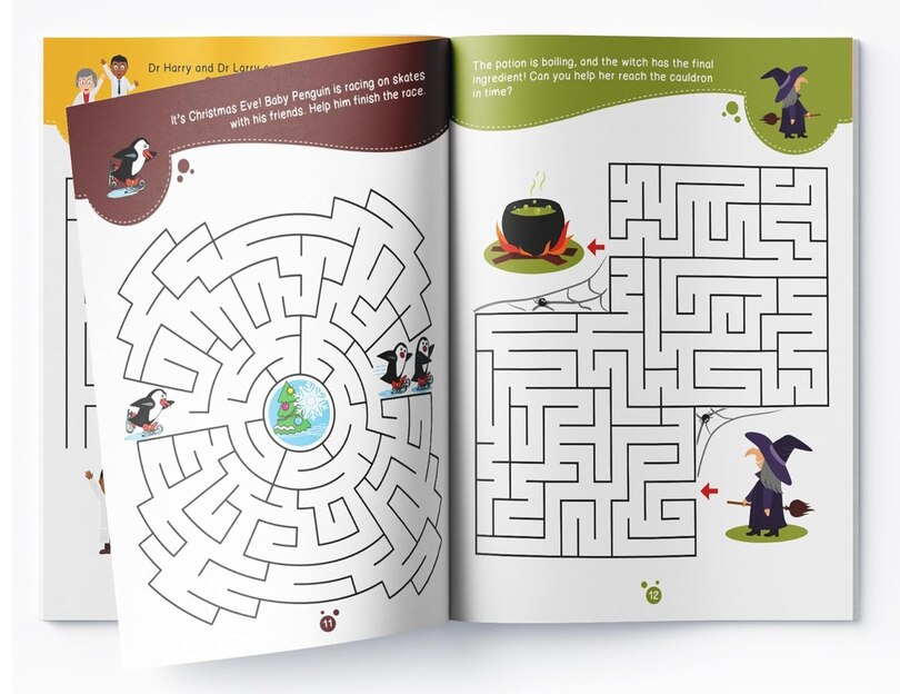 Aperçu du contenu_Maze: Fun Activity Book