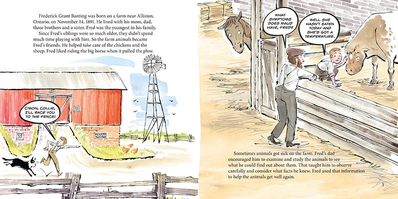 Aperçu du contenu 2_Meet Frederick Banting (Scholastic Canada Biography)