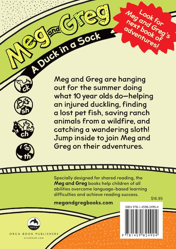 Back cover_Meg And Greg: A Duck In A Sock
