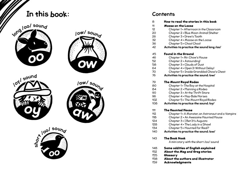 Table of contents_Meg and Greg: Moose on the Loose