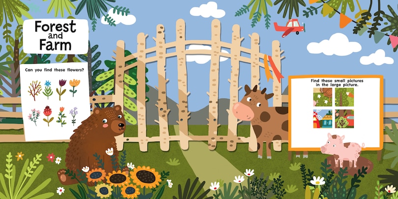 Aper&ccedil;u du contenu_Mega Big Look And Find Animals