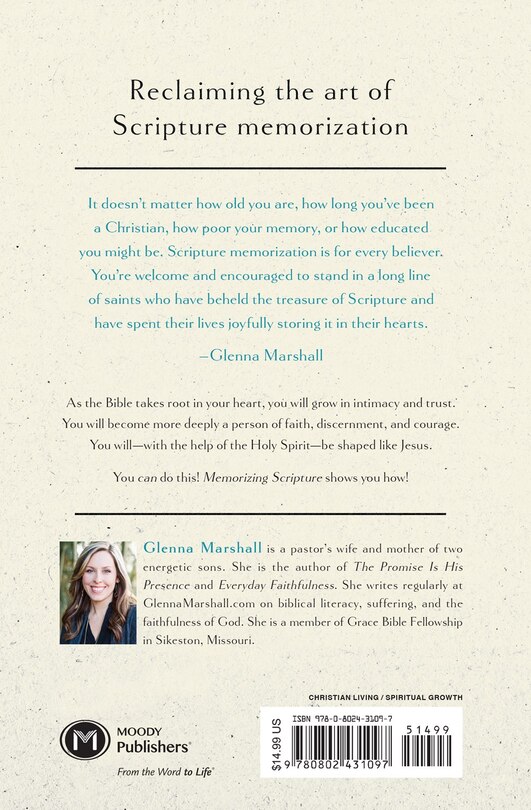 Back cover_Memorizing Scripture