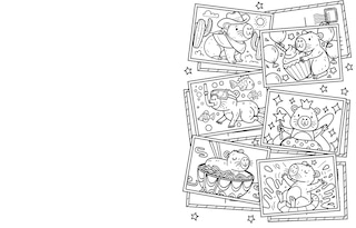 Aper&ccedil;u du contenu_Mes adorables coloriages : Capybaras