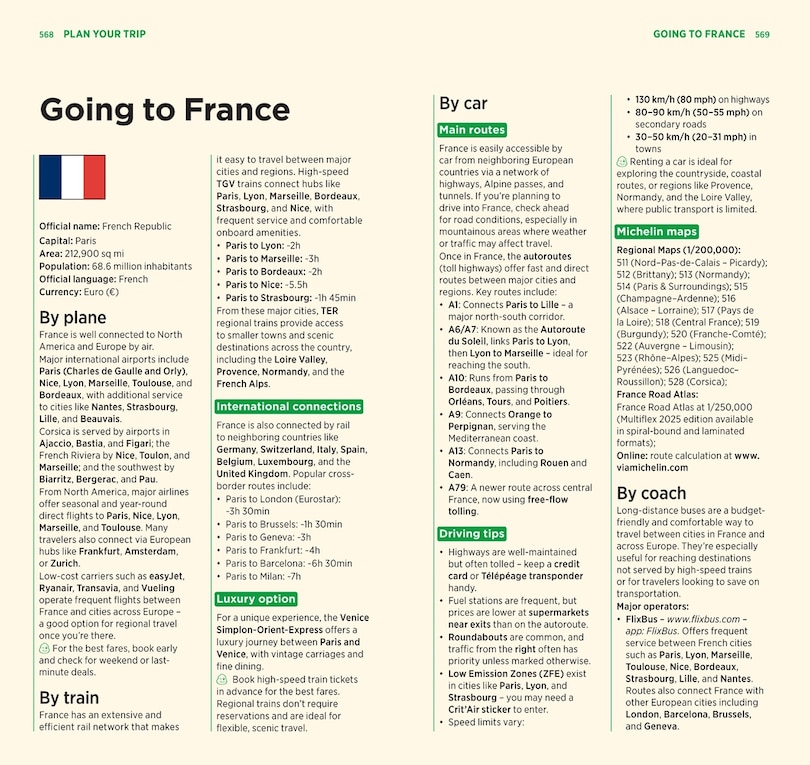 Aper&ccedil;u du contenu 2_Michelin Travel Guides: France