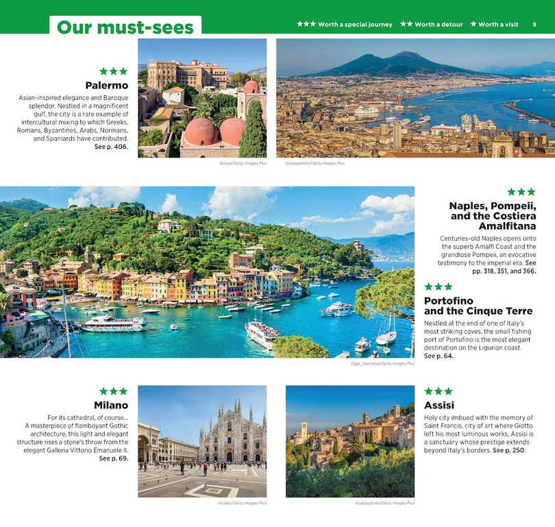 Aper&ccedil;u du contenu 5_Michelin Travel Guides: Italy