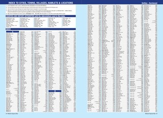 Aper&ccedil;u du contenu_Midlands A-Z Road Atlas