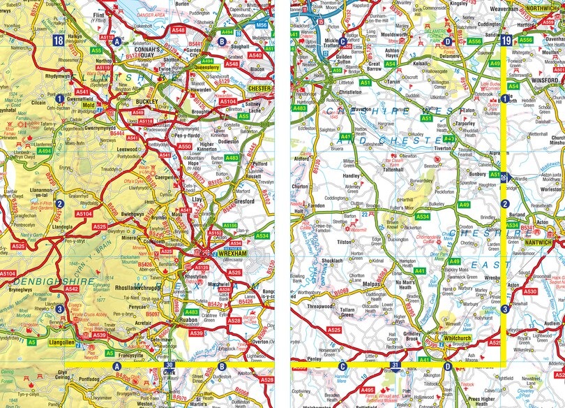 Aper&ccedil;u du contenu 2_Midlands A-Z Road Atlas