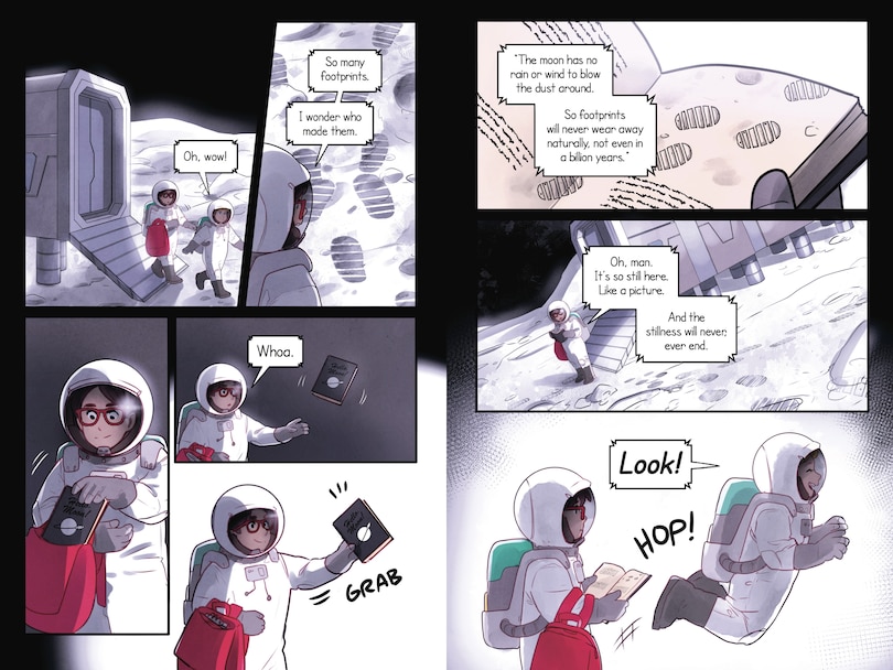 Sample content 2_Midnight on the Moon Graphic Novel