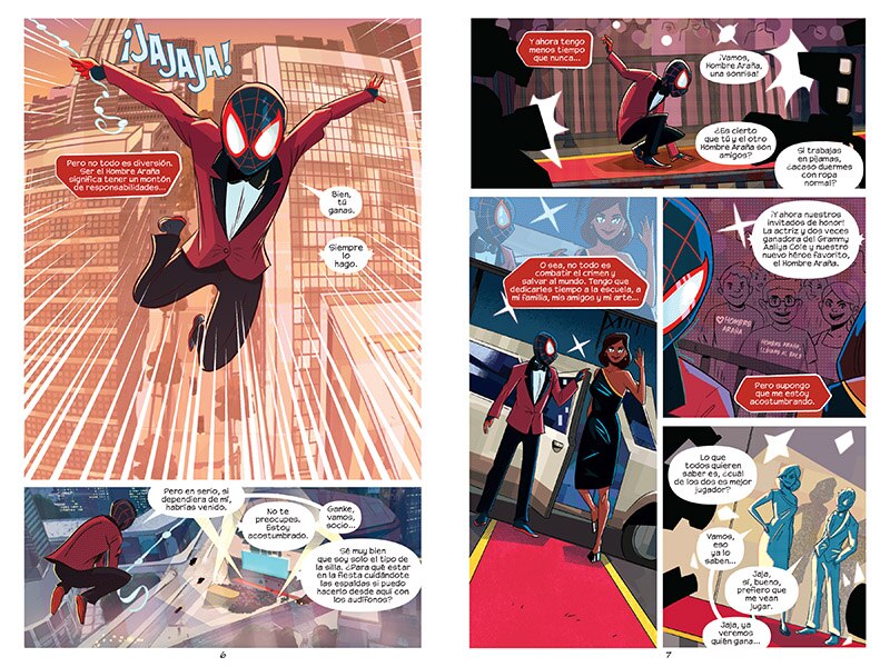Aper&ccedil;u du contenu_Miles Morales: Corrientes extra&ntilde;as (Miles Morales: Stranger Tides)