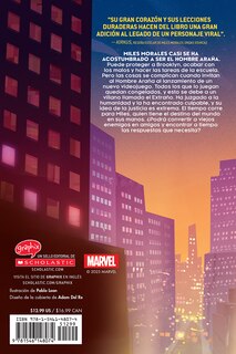 Back cover_Miles Morales: Corrientes extrañas (Miles Morales: Stranger Tides)