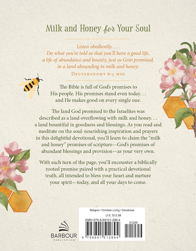 Couverture arrière_Milk and Honey for a Woman's Soul