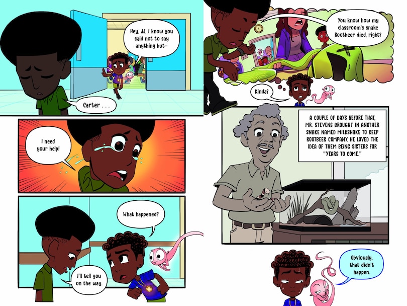 Sample content 4_Milkshake the Disappearing Milk Snake: A Graphic Novel