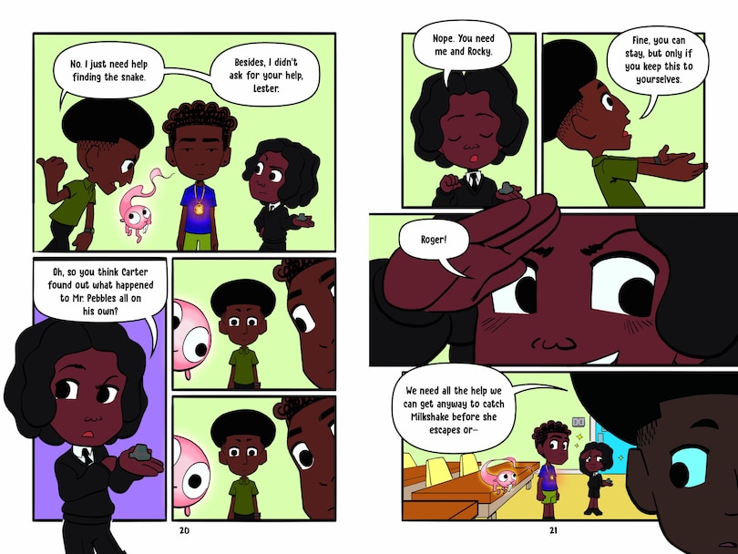 Sample content 2_Milkshake the Disappearing Milk Snake: A Graphic Novel