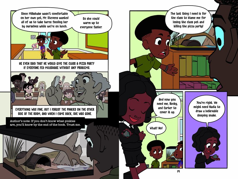 Sample content 3_Milkshake the Disappearing Milk Snake: A Graphic Novel