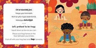 Aperçu du contenu 2_Mindful Tots: Animal Antics (Bilingual Navajo & English)