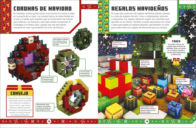 Aper&ccedil;u du contenu 3_Minecraft Ideas navide&ntilde;as (Festive Ideas)