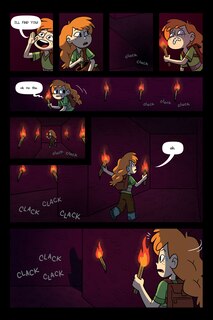 Sample content_Minecraft: Open World--Into the Nether (Graphic Novel)
