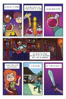 Sample content 4_Minecraft: Open World--Into the Nether (Graphic Novel)