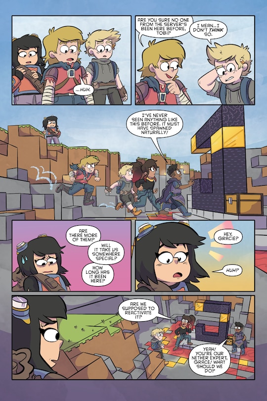 Sample content 2_Minecraft Volume 3 (graphic Novel)