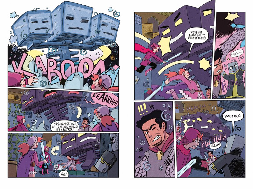 Sample content_Minecraft: Wither Without You Volume 1 (graphic Novel)
