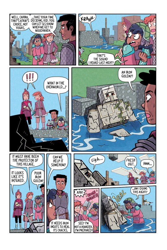 Aperçu du contenu 3_Minecraft: Wither Without You Volume 3 (graphic Novel)