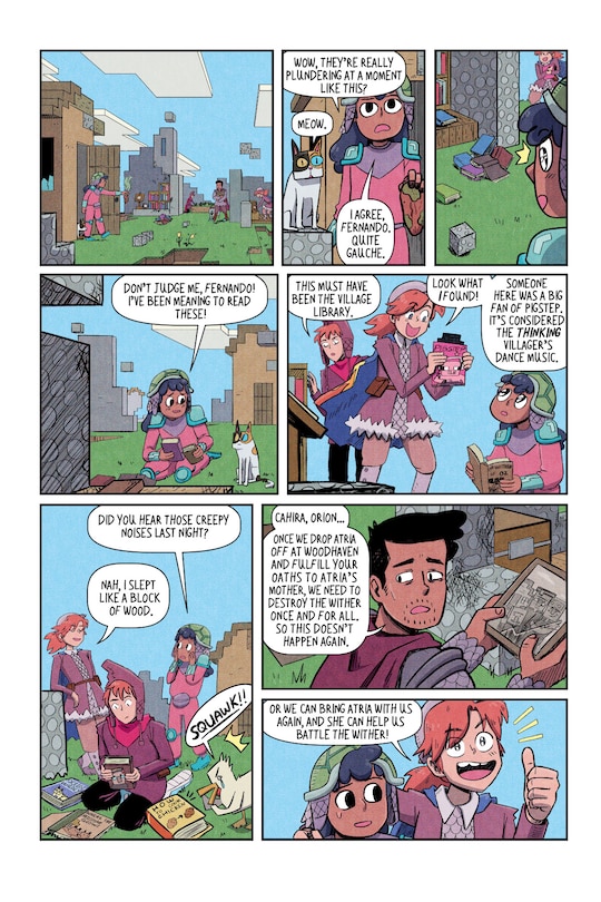 Aperçu du contenu 4_Minecraft: Wither Without You Volume 3 (graphic Novel)