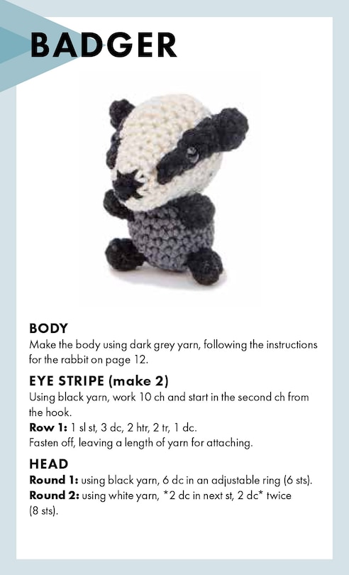 Sample content 3_Mini Amigurumi Animals Card Deck