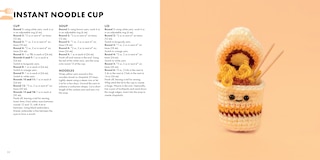 Aper&ccedil;u du contenu_Mini Amigurumi Food