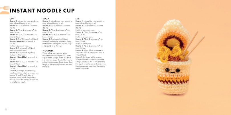 Aper&ccedil;u du contenu_Mini Amigurumi Food