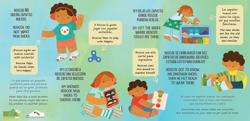 Aper&ccedil;u du contenu 2_Mis zapatos de dinosaurio / My Dinosaur Shoes