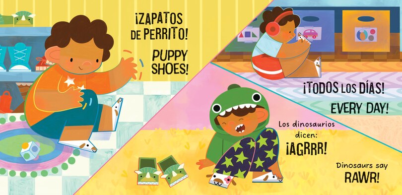 Aper&ccedil;u du contenu 3_Mis zapatos de dinosaurio / My Dinosaur Shoes