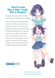 Back cover_Miss Kobayashi's Dragon Maid: Elma's Office Lady Diary Vol. 9