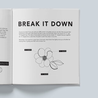 Sample content 3_Modern Flowers: How to Draw Books for Kids with Flowers, Plants, and Botanicals