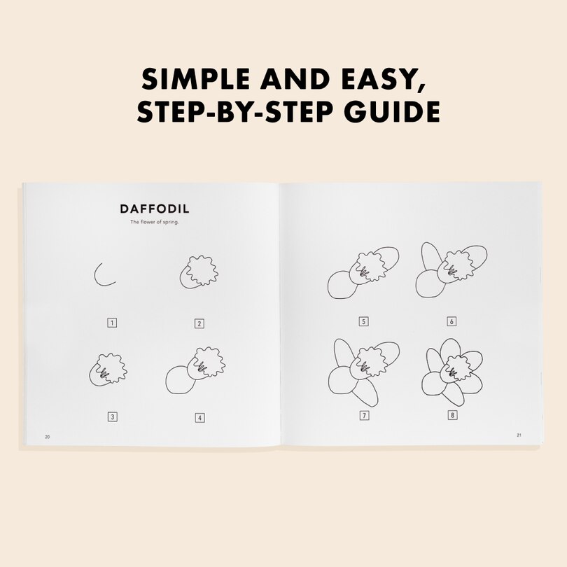 Sample content 4_Modern Flowers: How to Draw Books for Kids with Flowers, Plants, and Botanicals