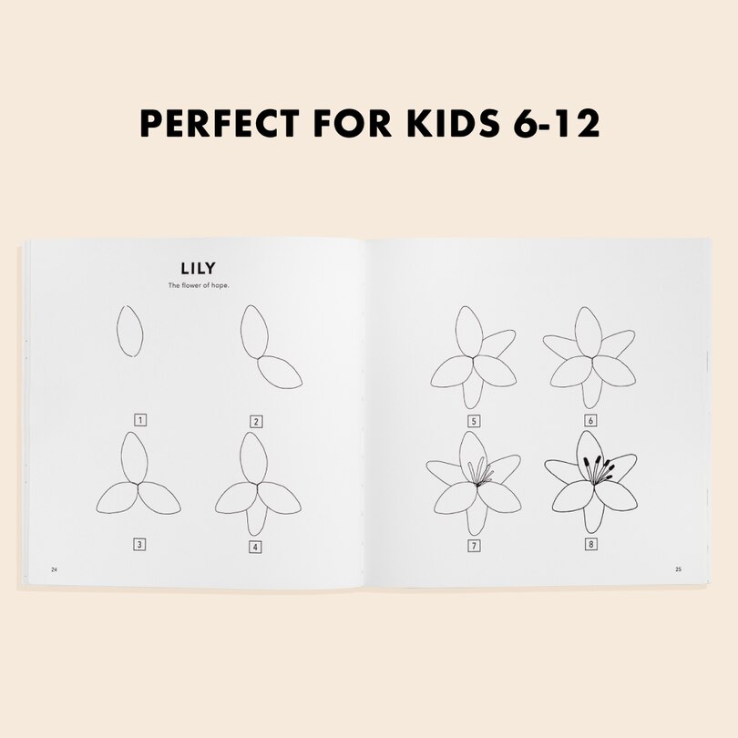 Sample content 5_Modern Flowers: How to Draw Books for Kids with Flowers, Plants, and Botanicals