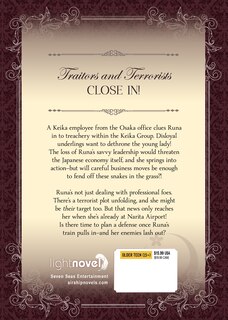 Back cover_Modern Villainess: It's Not Easy Building a Corporate Empire Before the Crash (Light Novel) Vol. 6