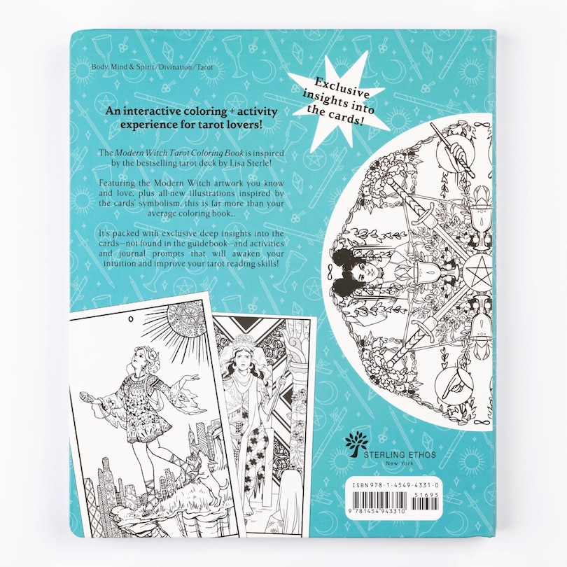 Couverture arrière_MODERN WITCH TAROT COLORING BK