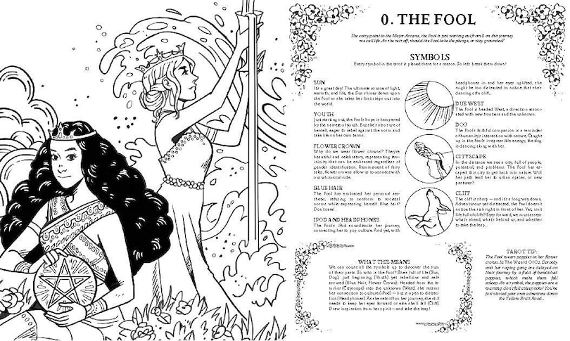 Aperçu du contenu 5_MODERN WITCH TAROT COLORING BK