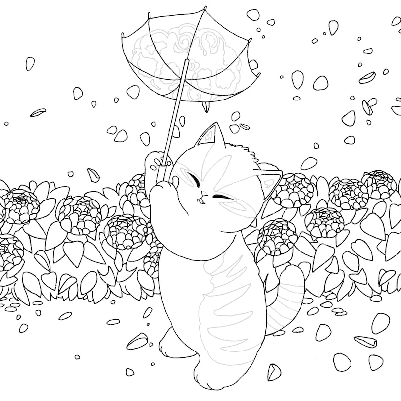 Sample content_Mofusand: An Official Coloring Book