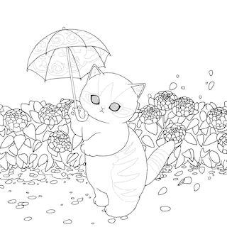 Sample content 2_Mofusand: An Official Coloring Book