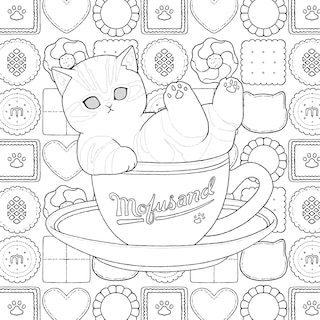 Sample content 3_Mofusand: An Official Coloring Book