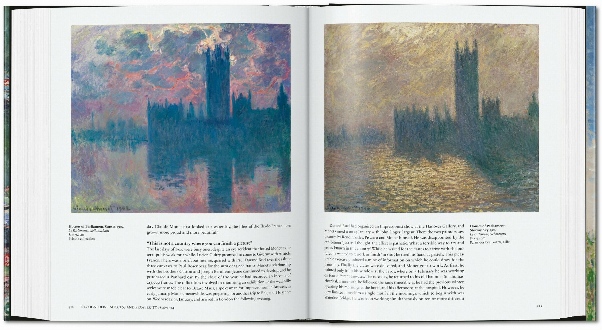 Monet Or the Triumph of Impressionism モネ Monet. The Triumph of Impressionism: Wildenstein, Daniel