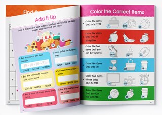 Aper&ccedil;u du contenu_Money and Word Problems Activity Book For Children