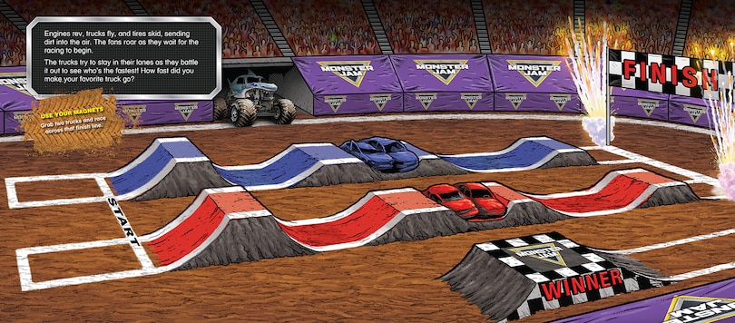 Sample content_Monster Jam: Start Your Engines! A Magnet Book