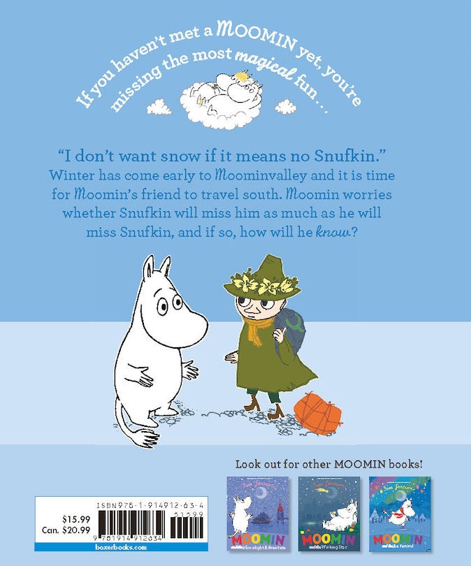 Back cover_Moomin and the Winter Snow