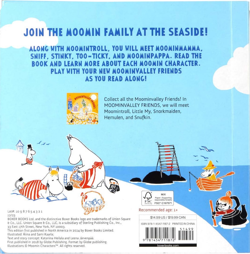 Back cover_Moominvalley Friends at the Seaside