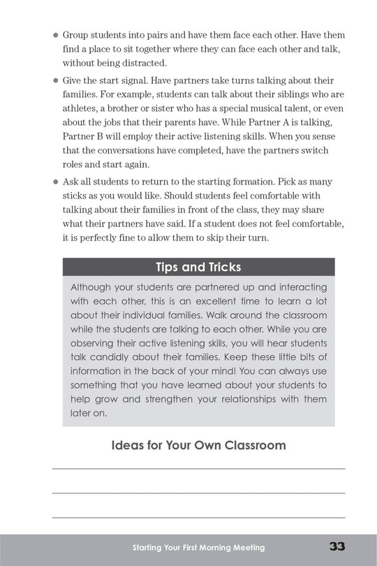 Sample content 3_Morning Meetings And Closing Circles