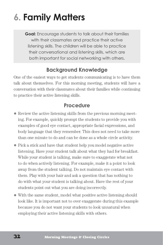 Sample content 4_Morning Meetings And Closing Circles
